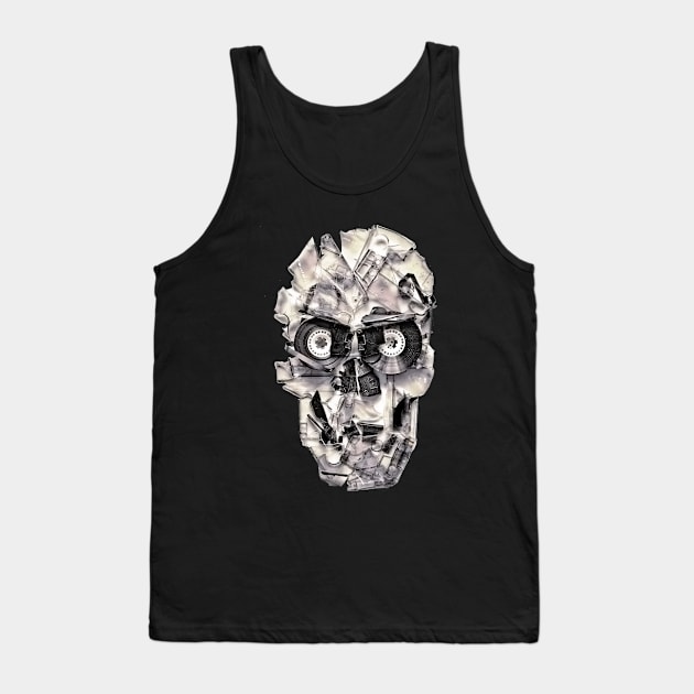 Skull Tank Top by aligulec